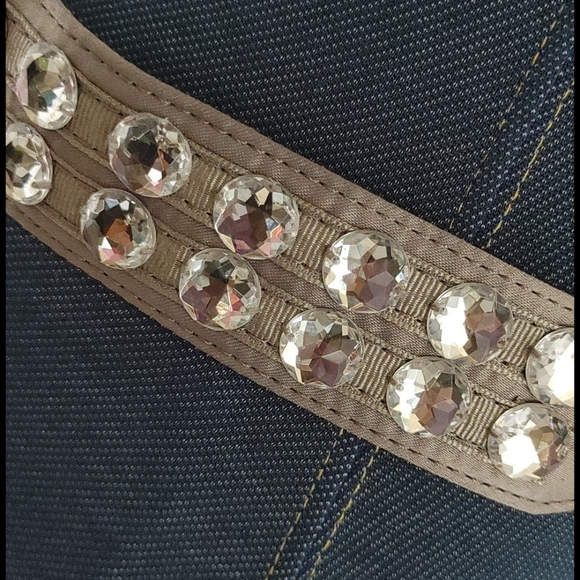 The Limited Silver Grey Rhinestone Belt - Picture 4 of 4